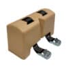 Ladder Helmet protective rubber ladder cap with securing straps